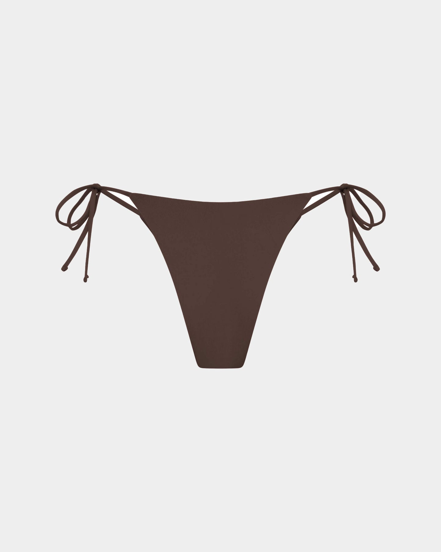 Tie Side Skimpy Biki Bottom COFFEE