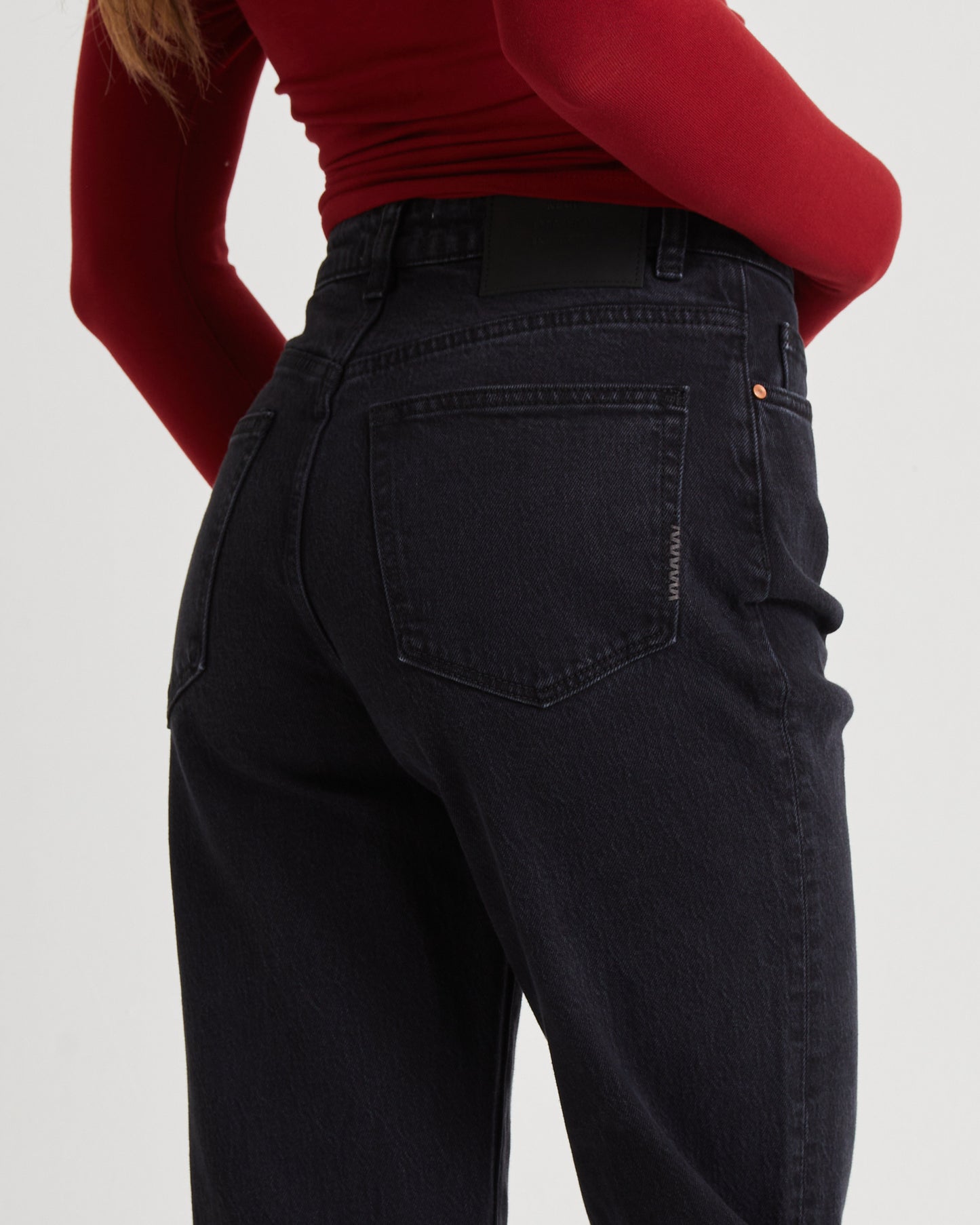Nico Straight Denim Jeans Blackout BLACKOUT