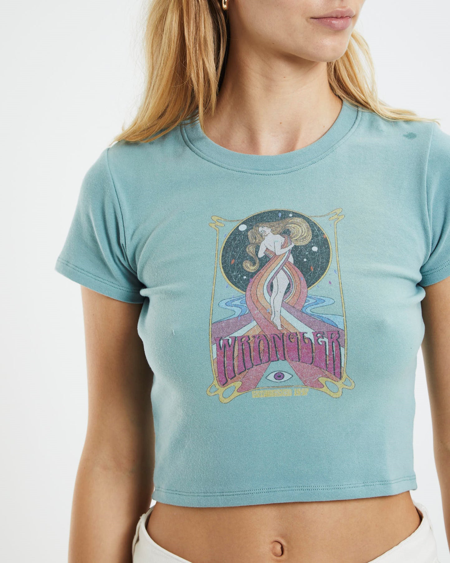 Cosmic Grace Rib Tee Seafoam Green