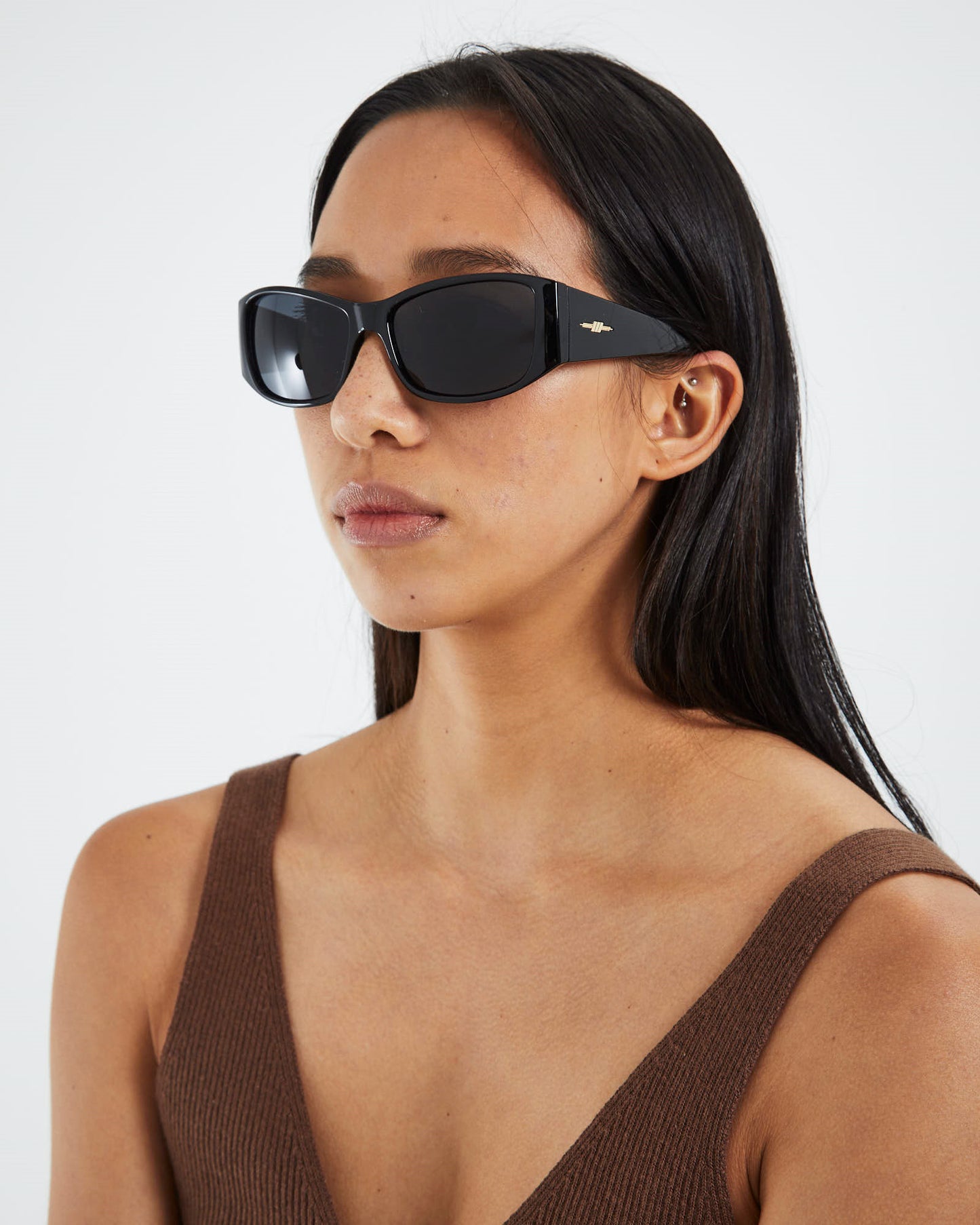 The Exquisite Sunglasses Black Smoke Mono