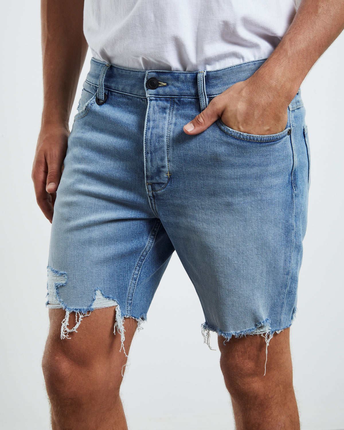 Ray Denim Shorts Shuttle Blue BLUE