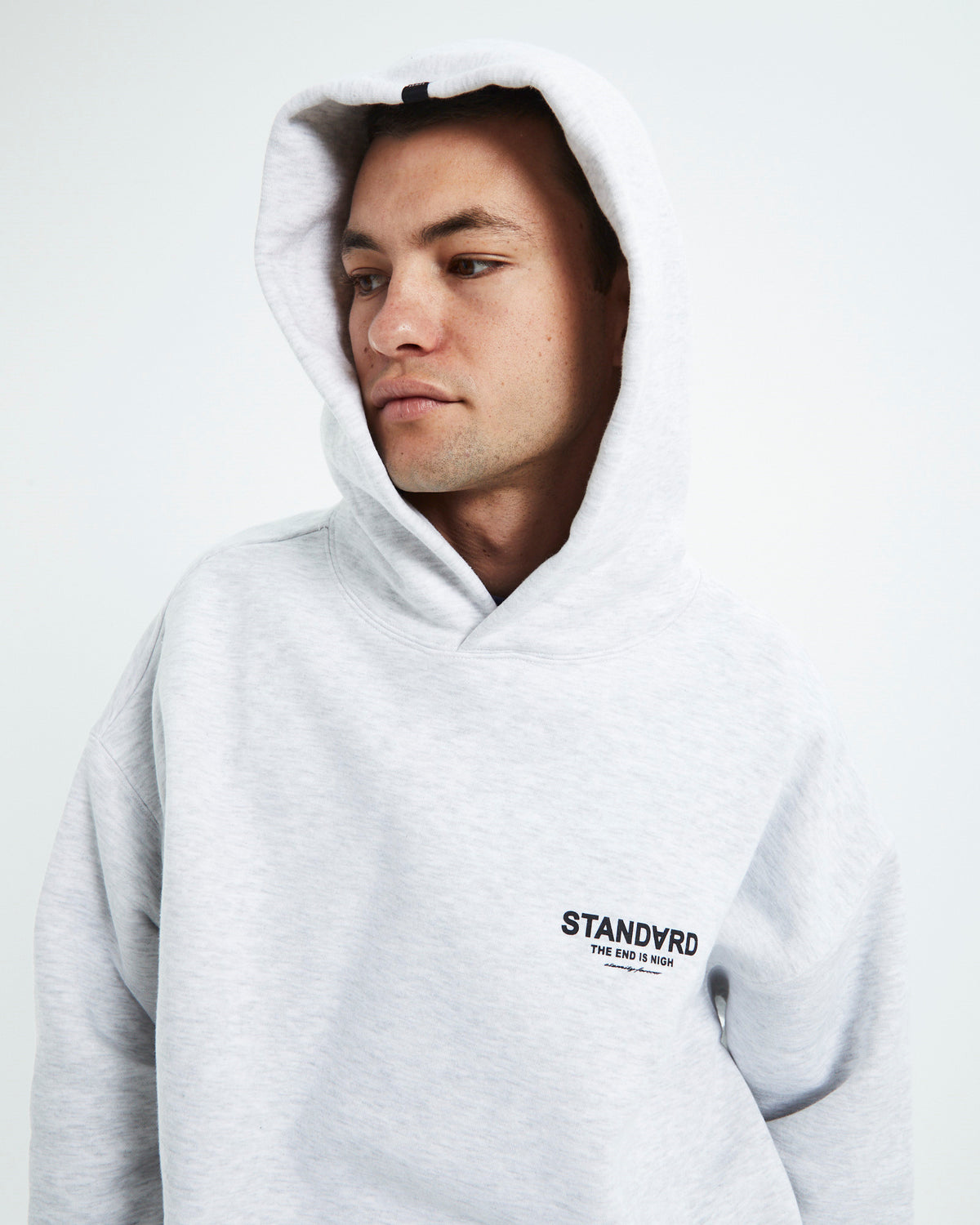 Nigh Hoodie Grey Marle GREY