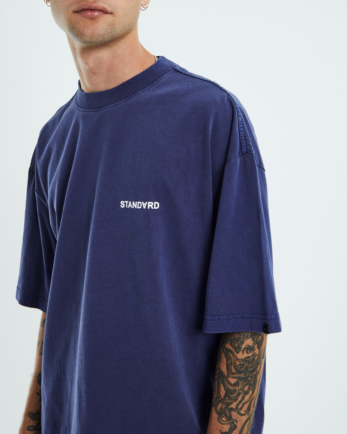 Box Short Sleeve T-Shirt Midnight Blue NAVY