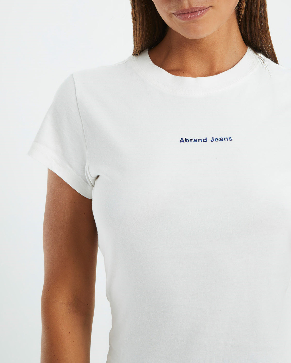 A Baby Tee Astral White/Blue WHITE