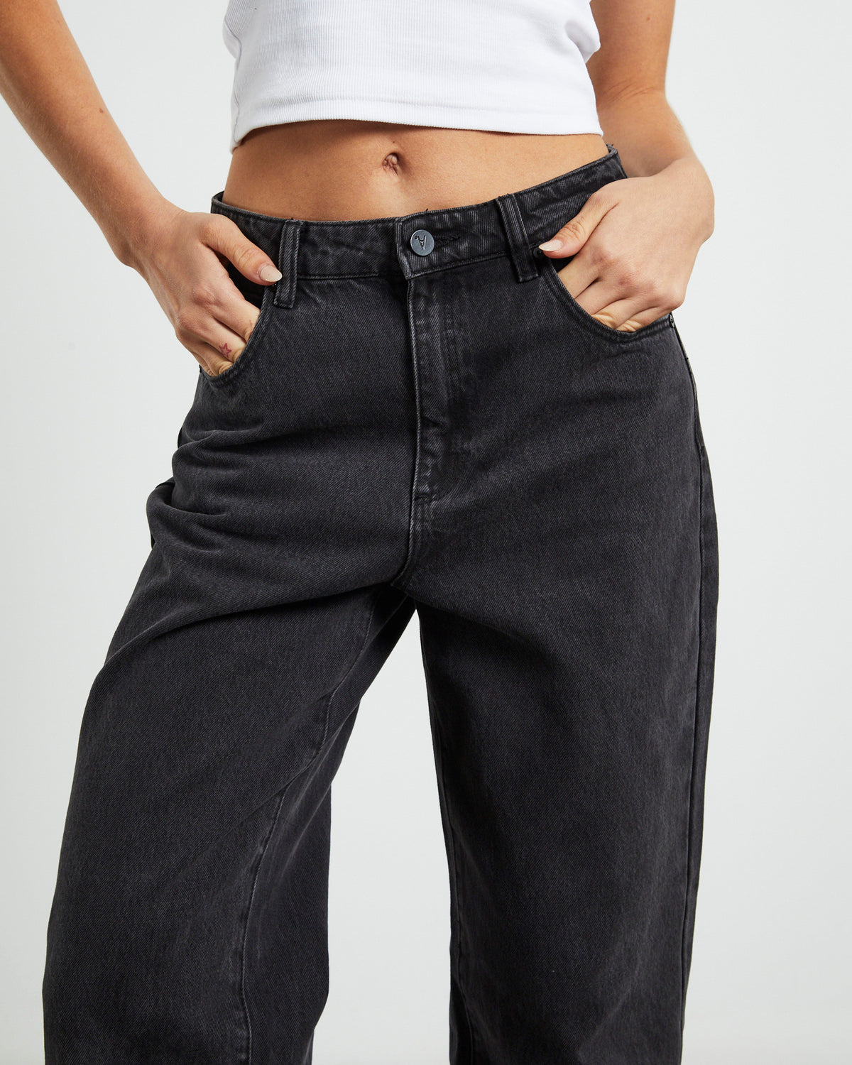 A Carrie Petite Jeans 90210 Black BLACK