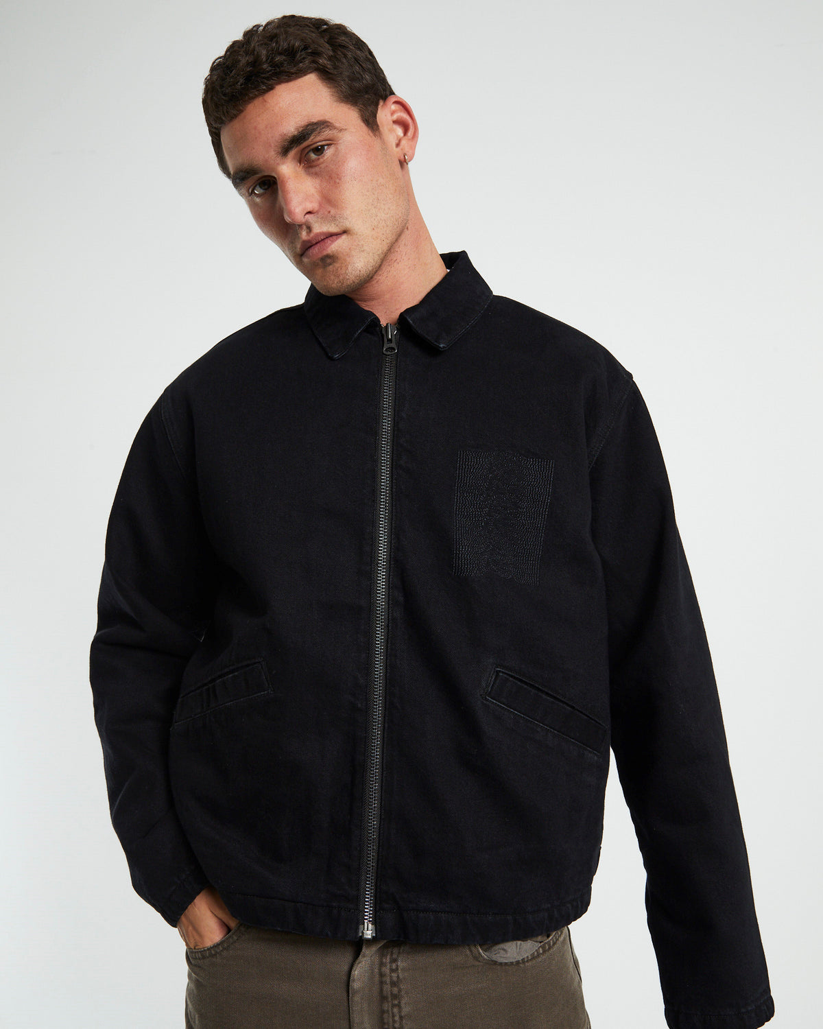 Joy Division Trucker Jacket Black BLACK