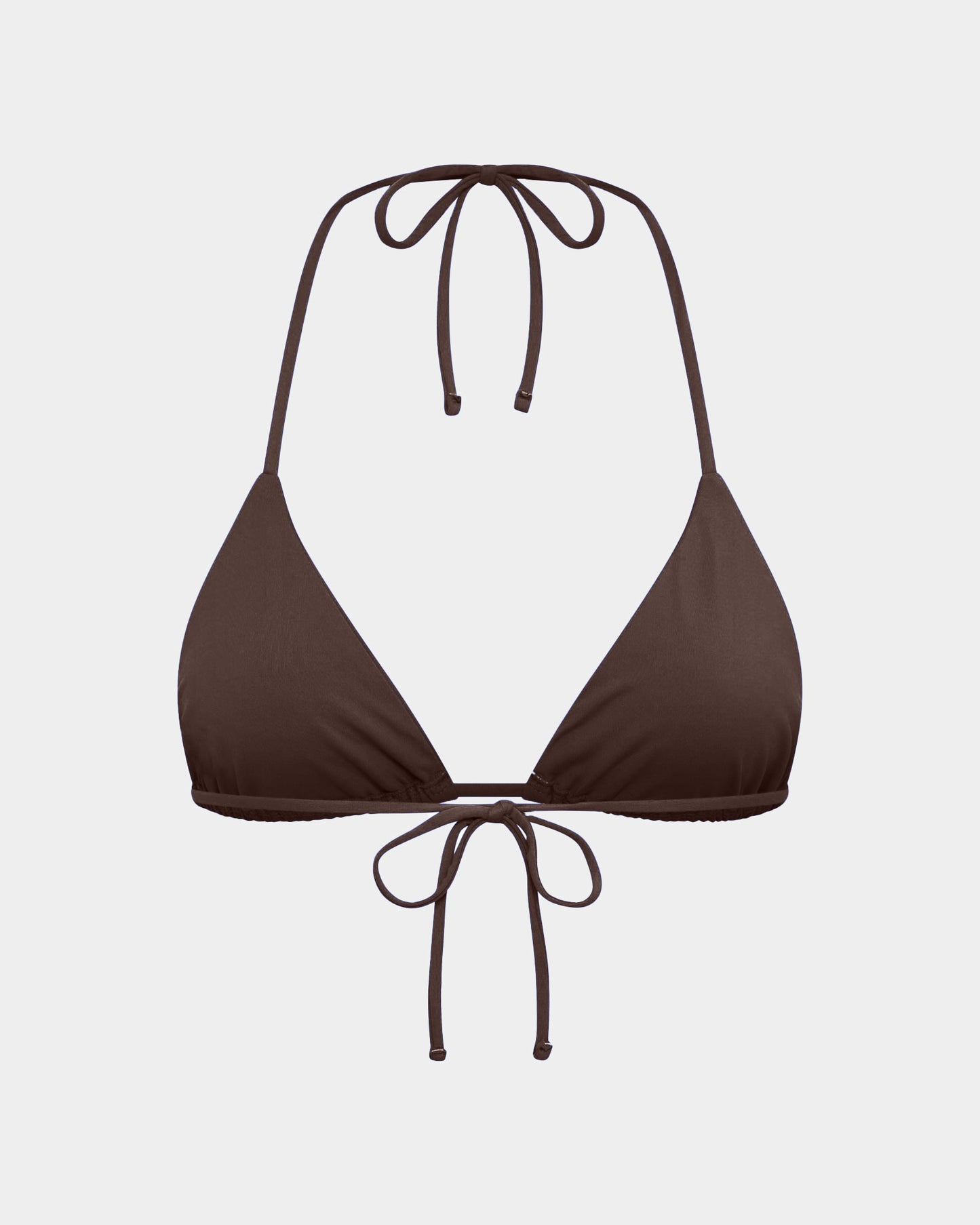 Halter Bikini Top COFFEE