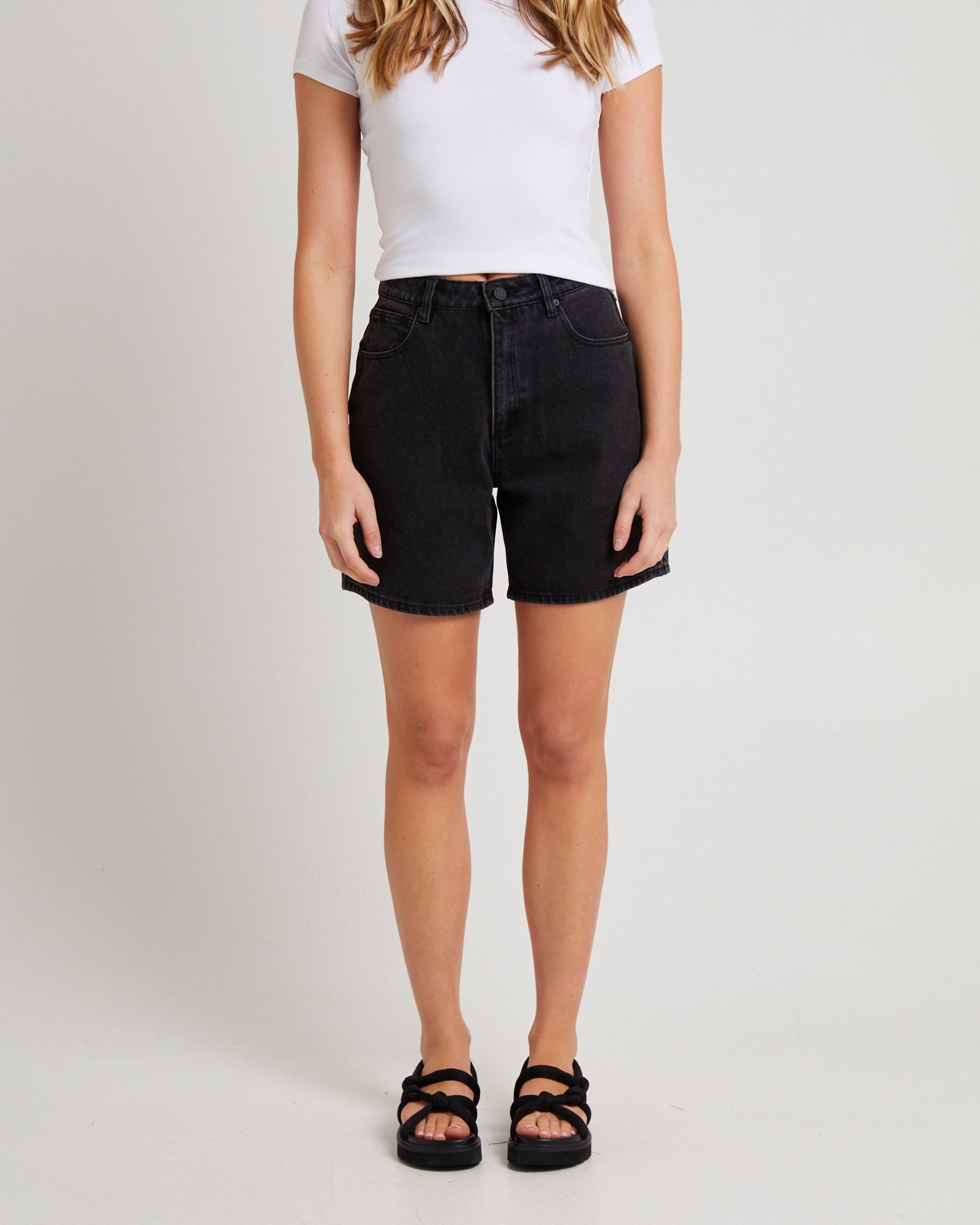 Carrie Denim Shorts Heidi WASHED BLACK