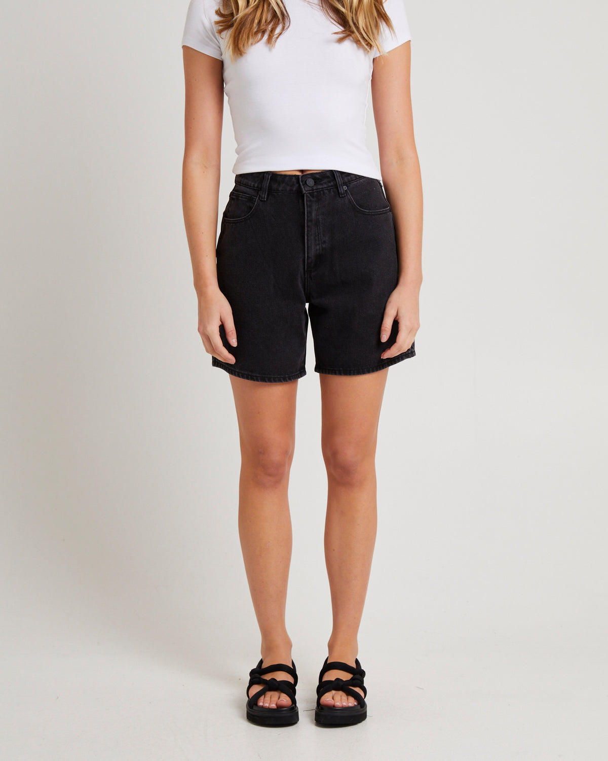 Carrie Denim Shorts Heidi WASHED BLACK