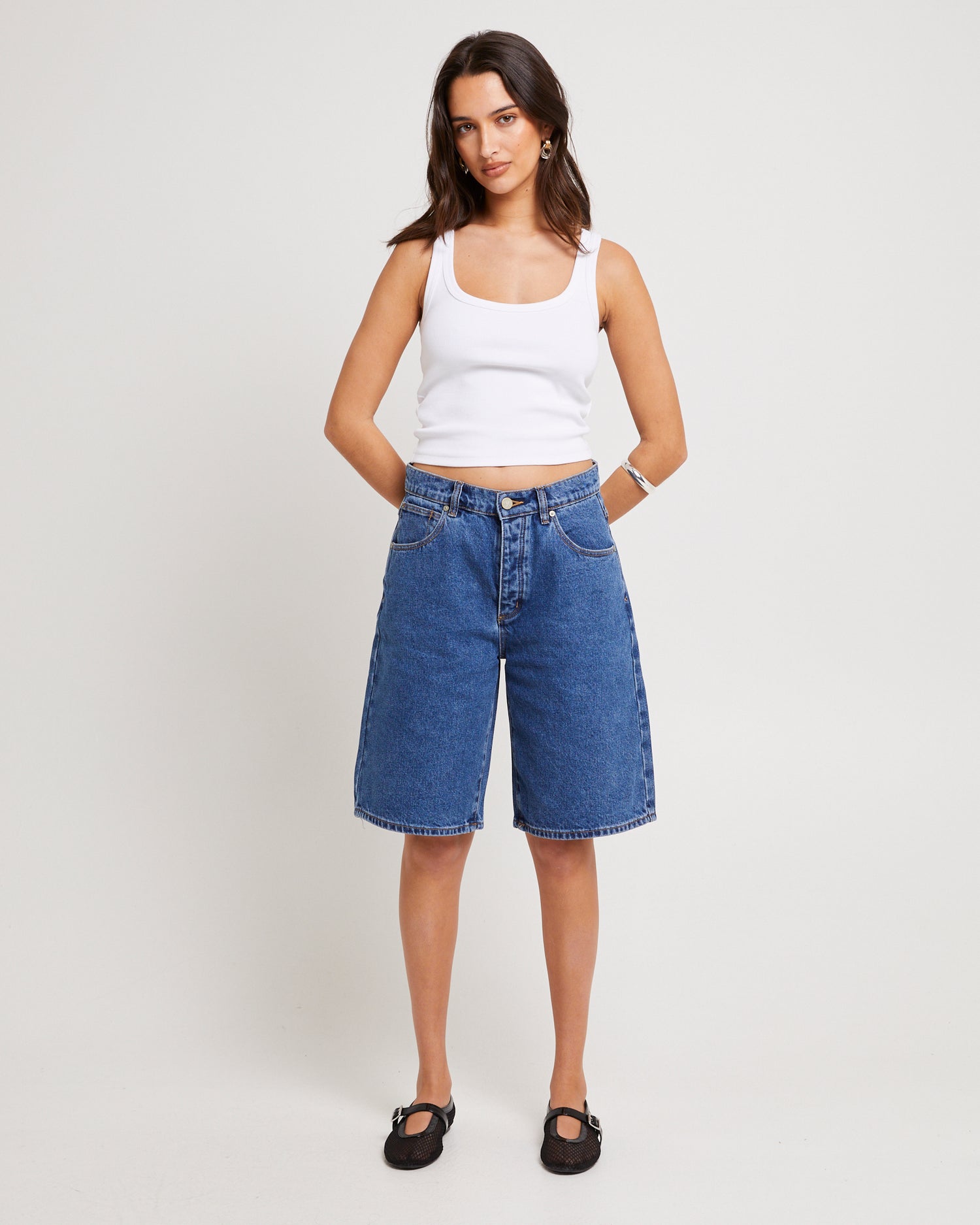 95 Mid Denim Jorts Bella BELLA