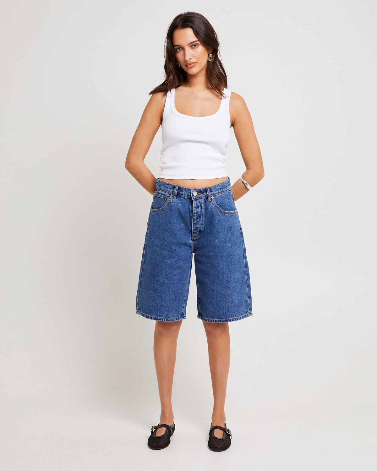 95 Mid Denim Jorts Bella BELLA
