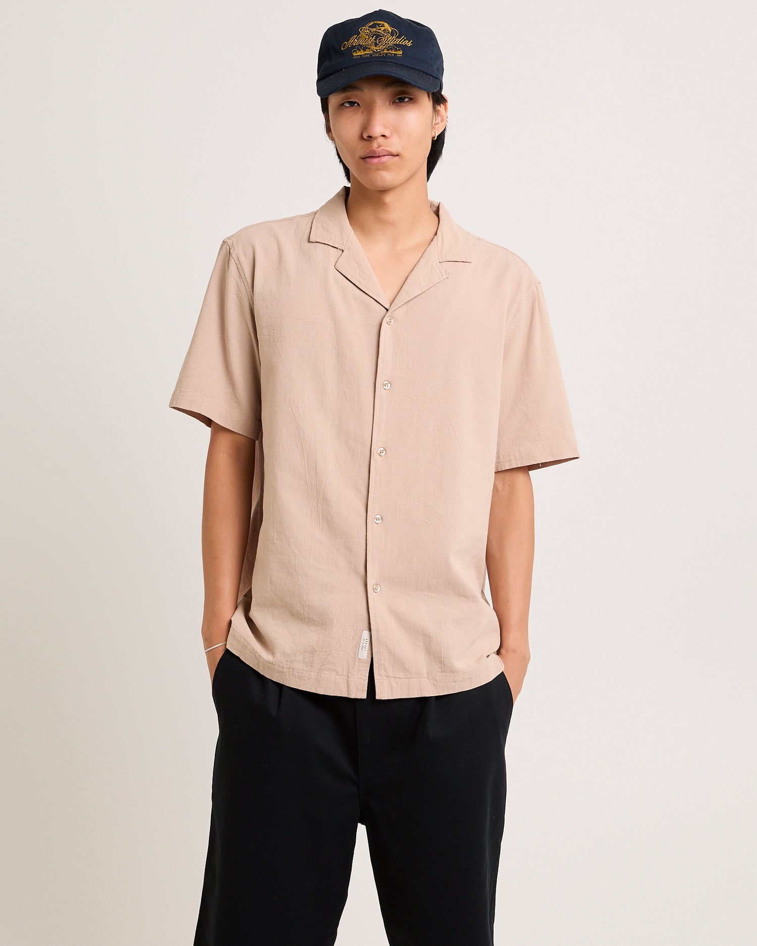 Soren Short Sleeve Resort Shirt TAN