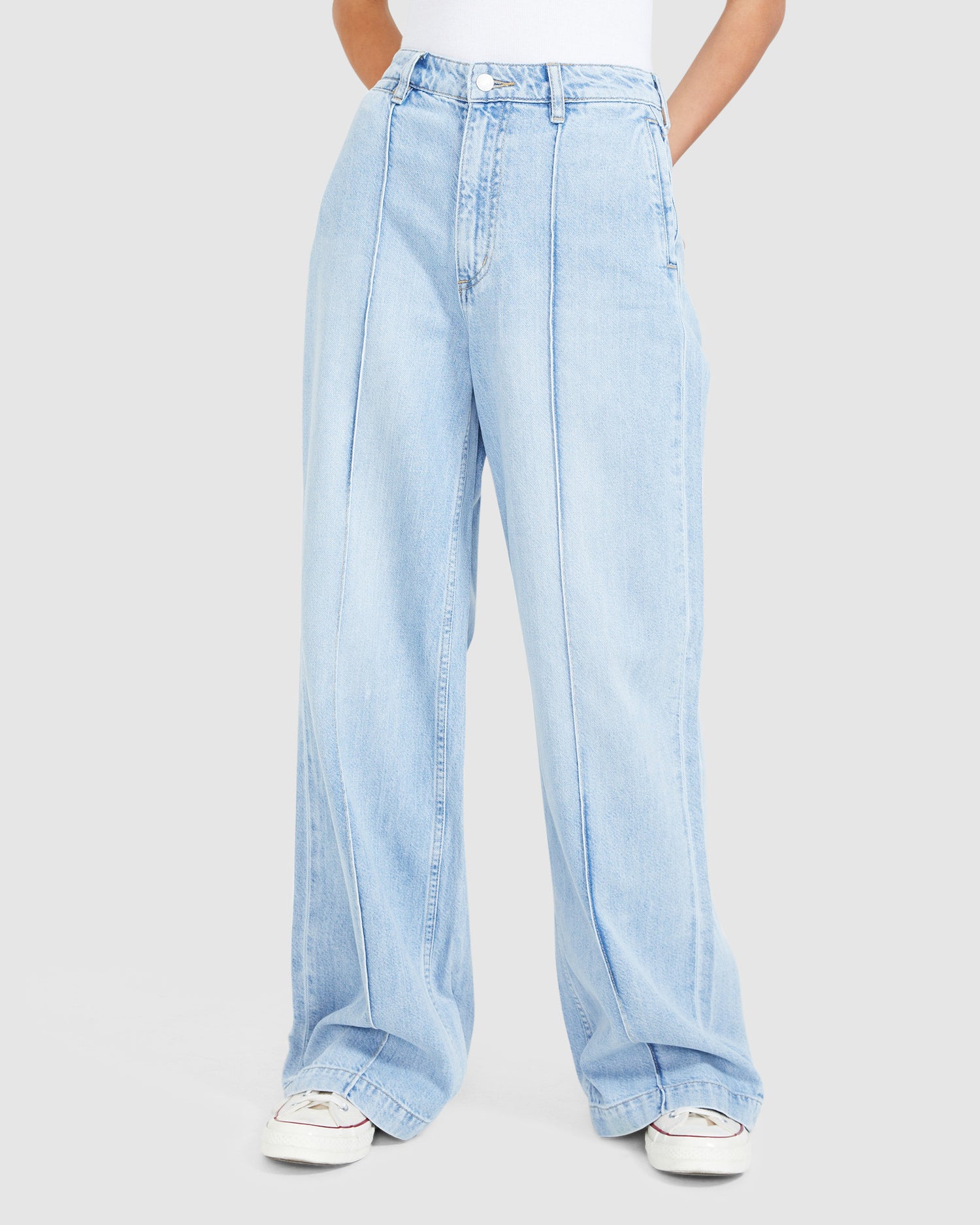High Wide 80 Jeans Revamp Blue DENIM