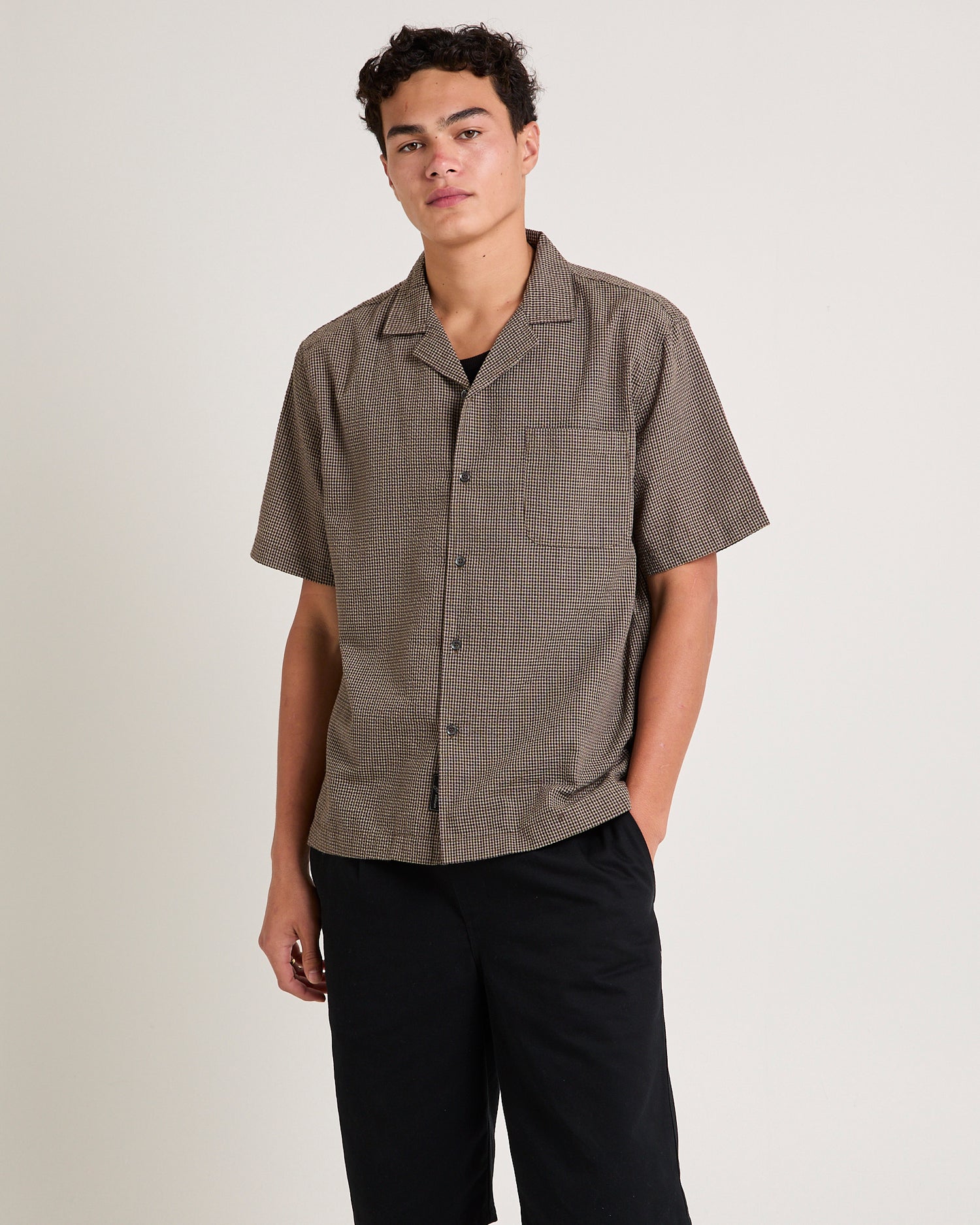 Aura Resort Shirt BROWN