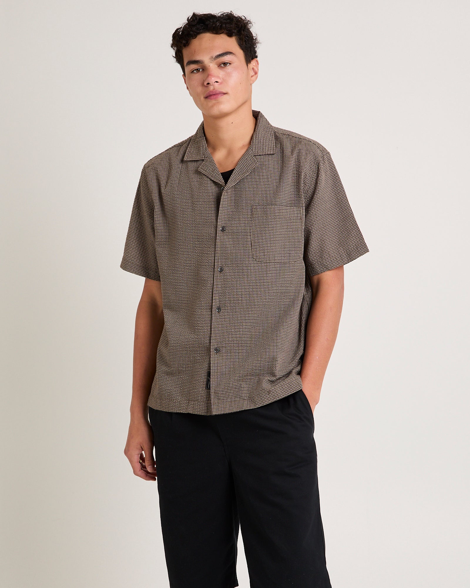 Aura Resort Shirt BROWN