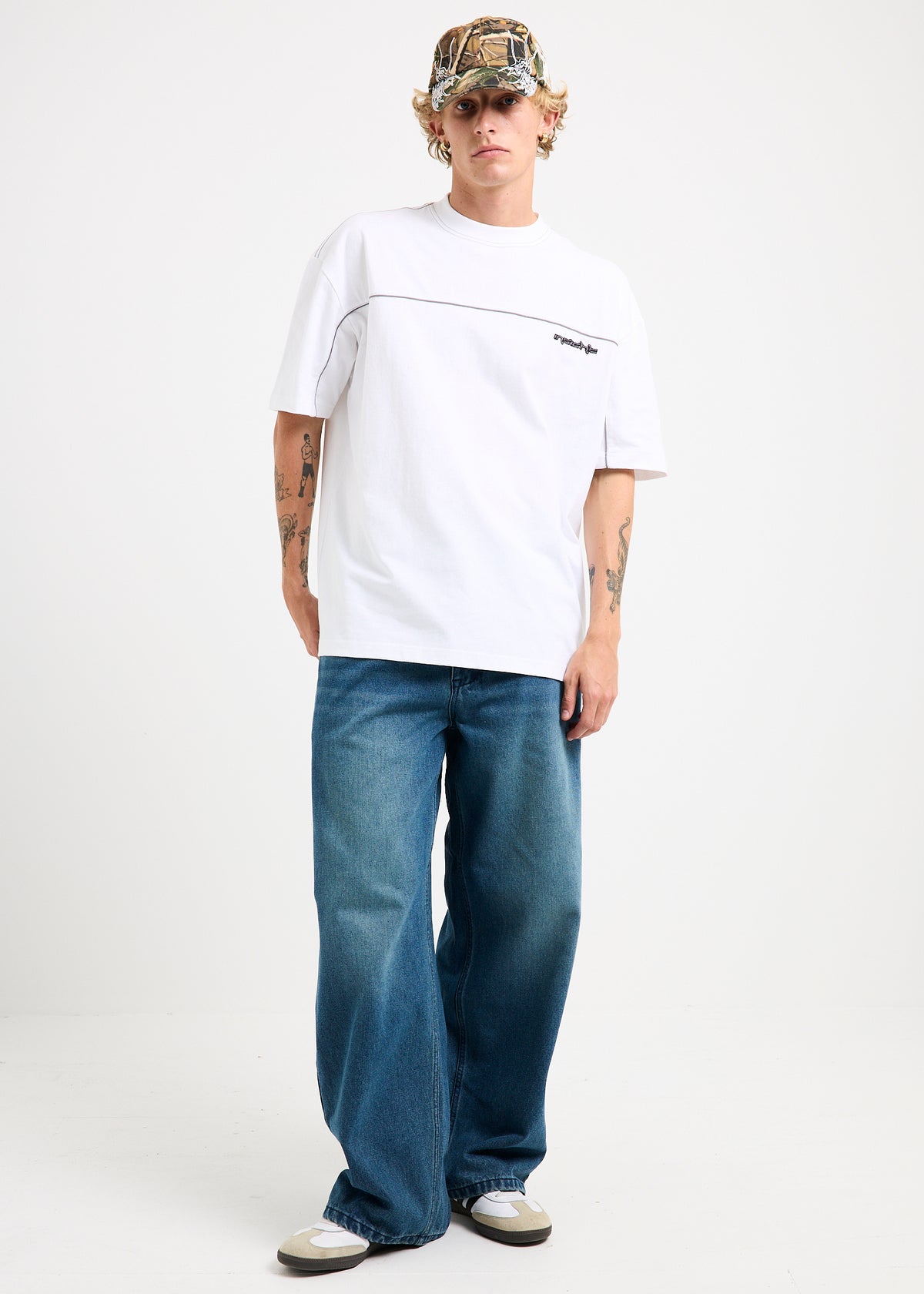 Society Baggy Denim Jeans WESTING BLUE