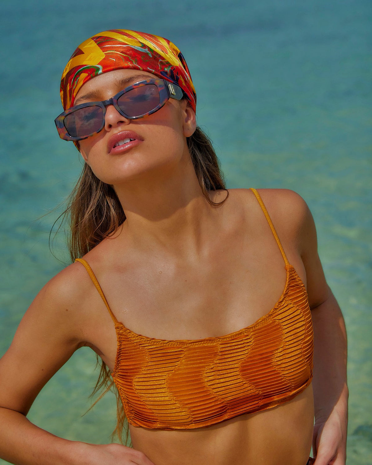 Inez Sunglasses Tort Brown Mono BROWN