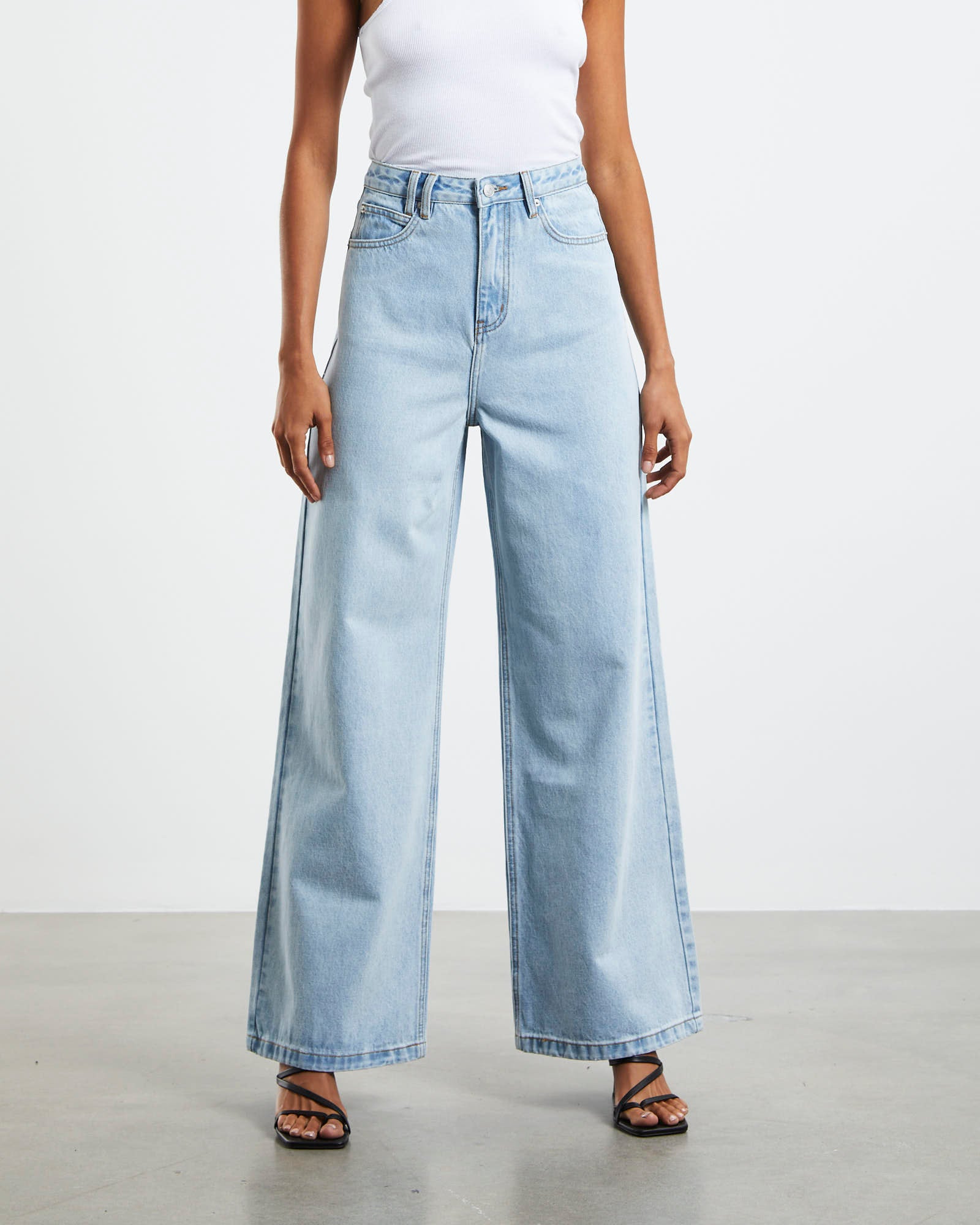 Nikita Extreme Wide Leg Jeans Maui Blue BLUE