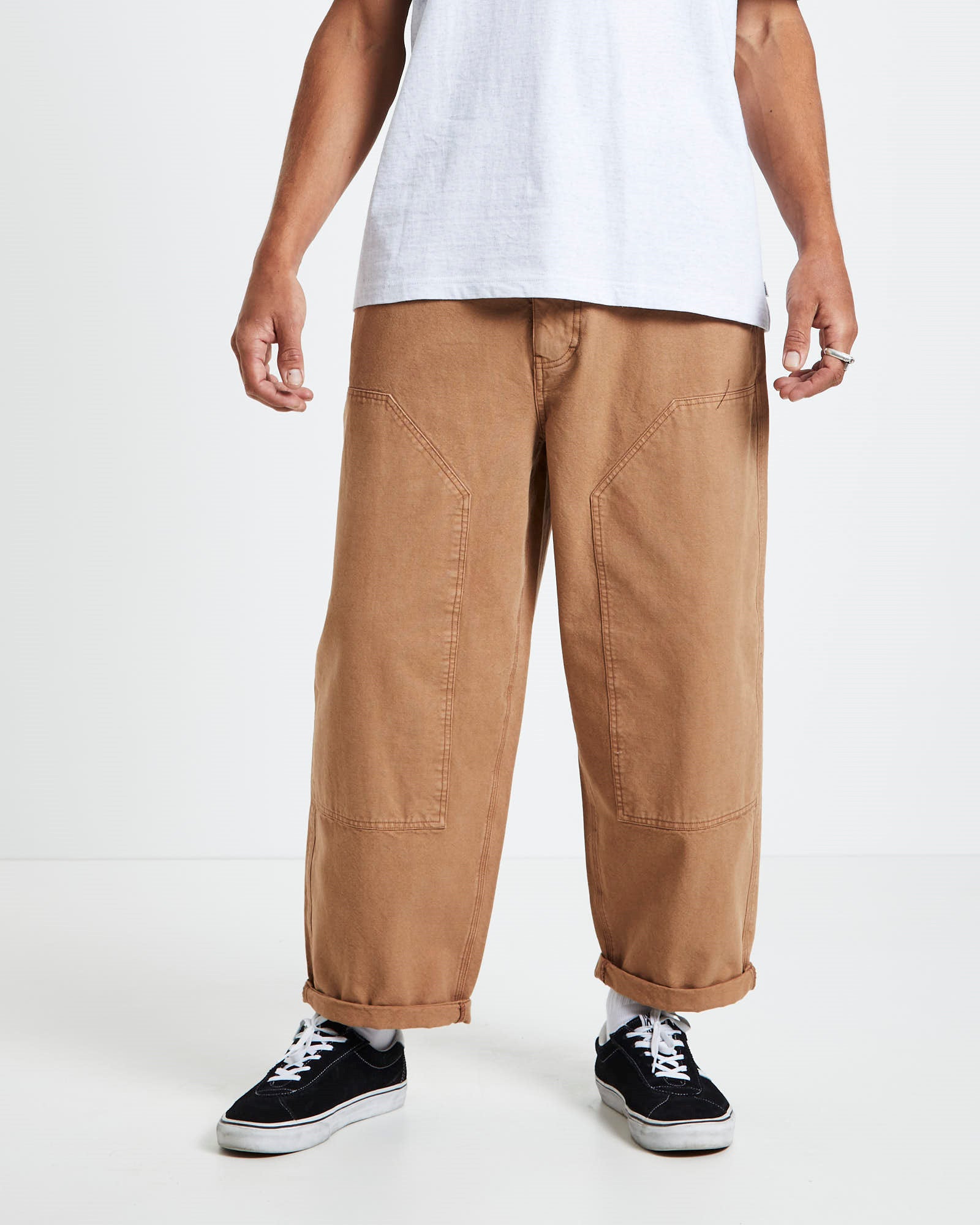 Double Knee Pants Tan TAN