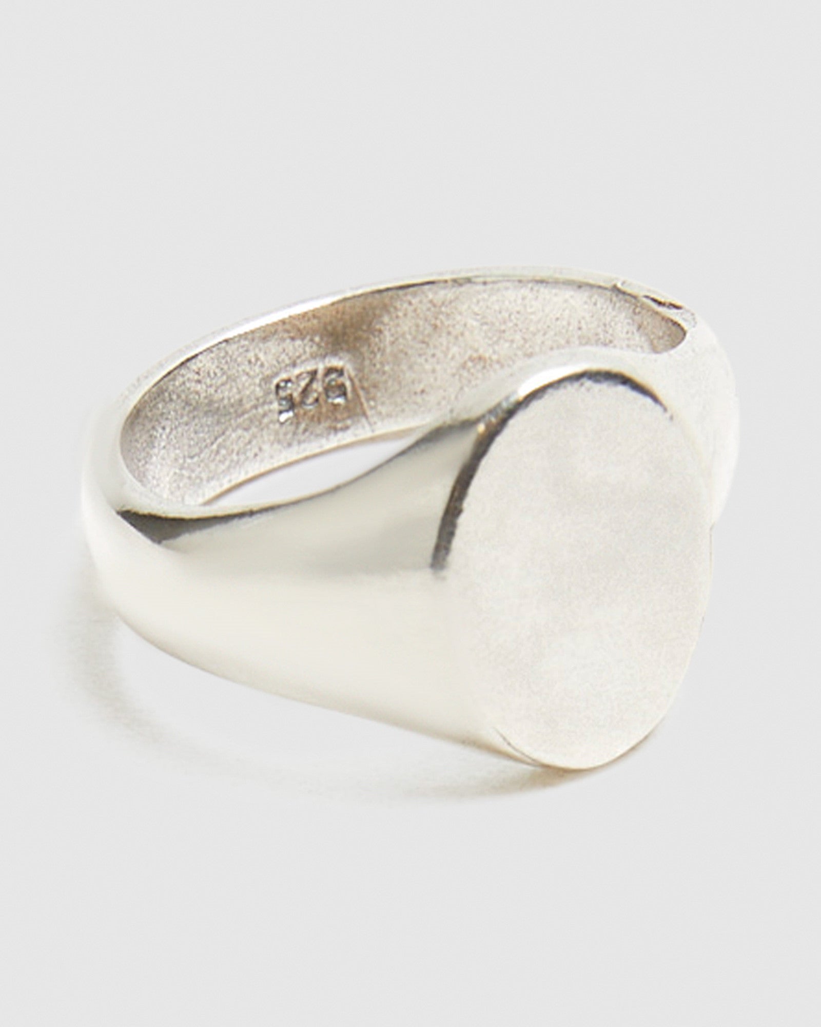Oval Signet Ring Silver SILVER