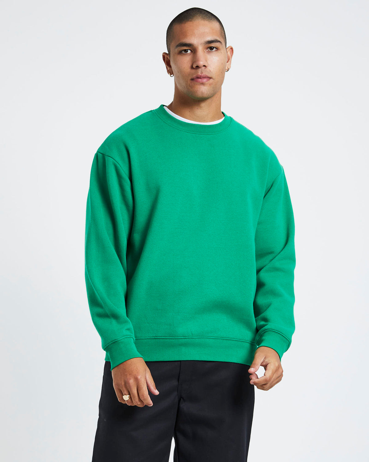 Crew Jumper Slime Green GREEN