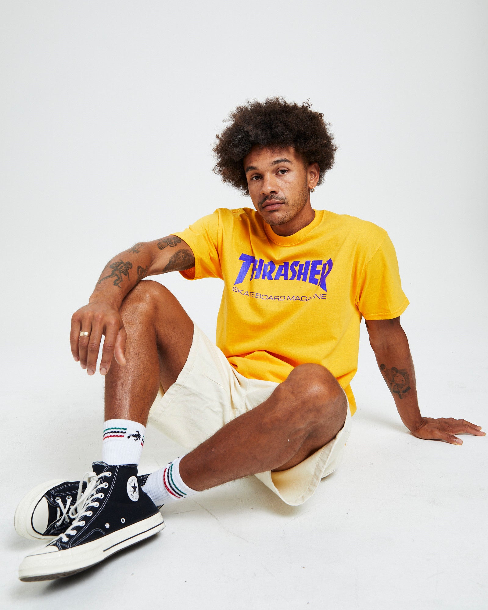 Skate Mag T-Shirt Gold/Purple GOLD