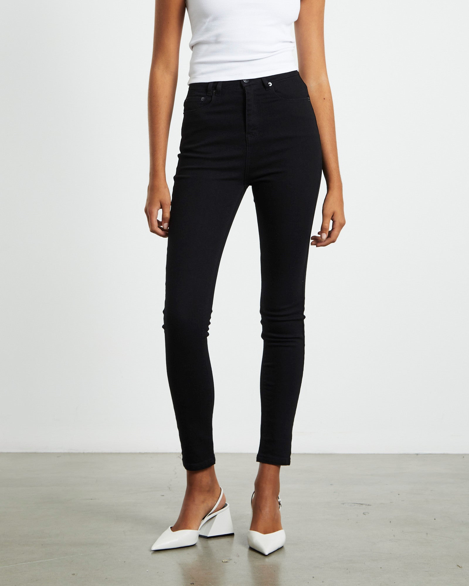 Siena Super High Rise Jeans Jet Black