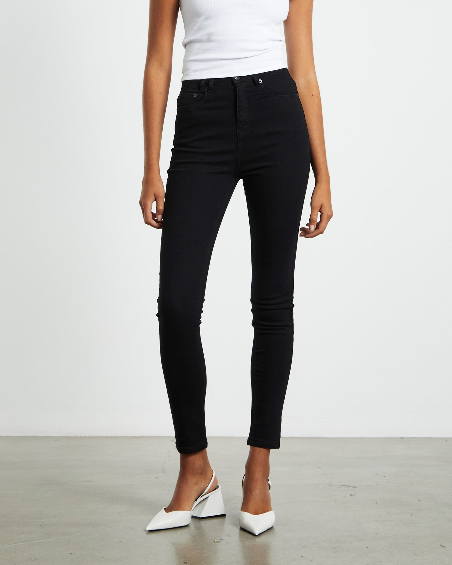 Siena Super High Rise Jeans Jet Black