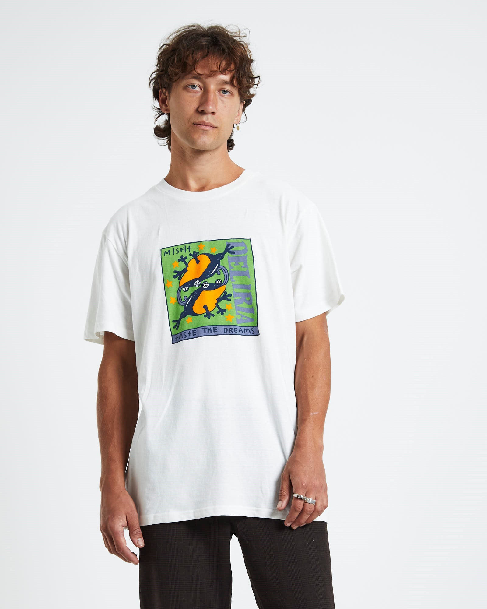 Deleria T-Shirt Washed White WHITE