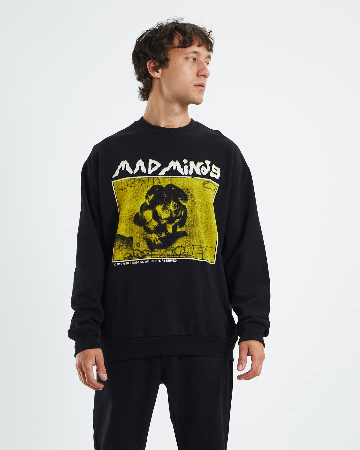 Tasty Cakes 50-50 Crew Jumper Pigment Black PIGMENT BLACK