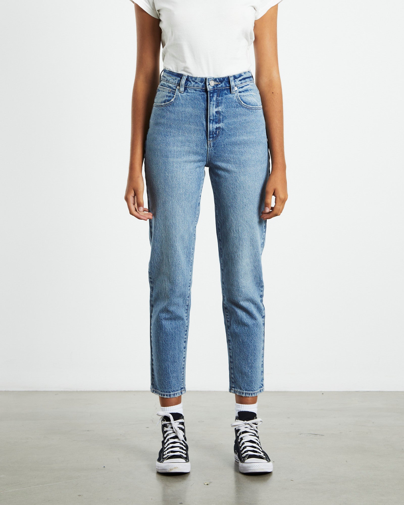 A 94 High Rise Slim Jeans Lizzie Y2K Blue
