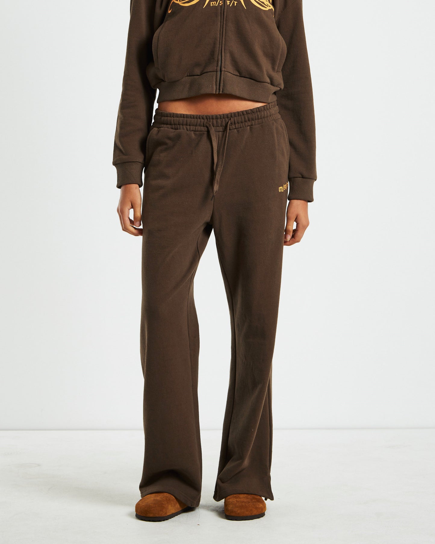 Sure Desire Wide Leg Trackpants Brown