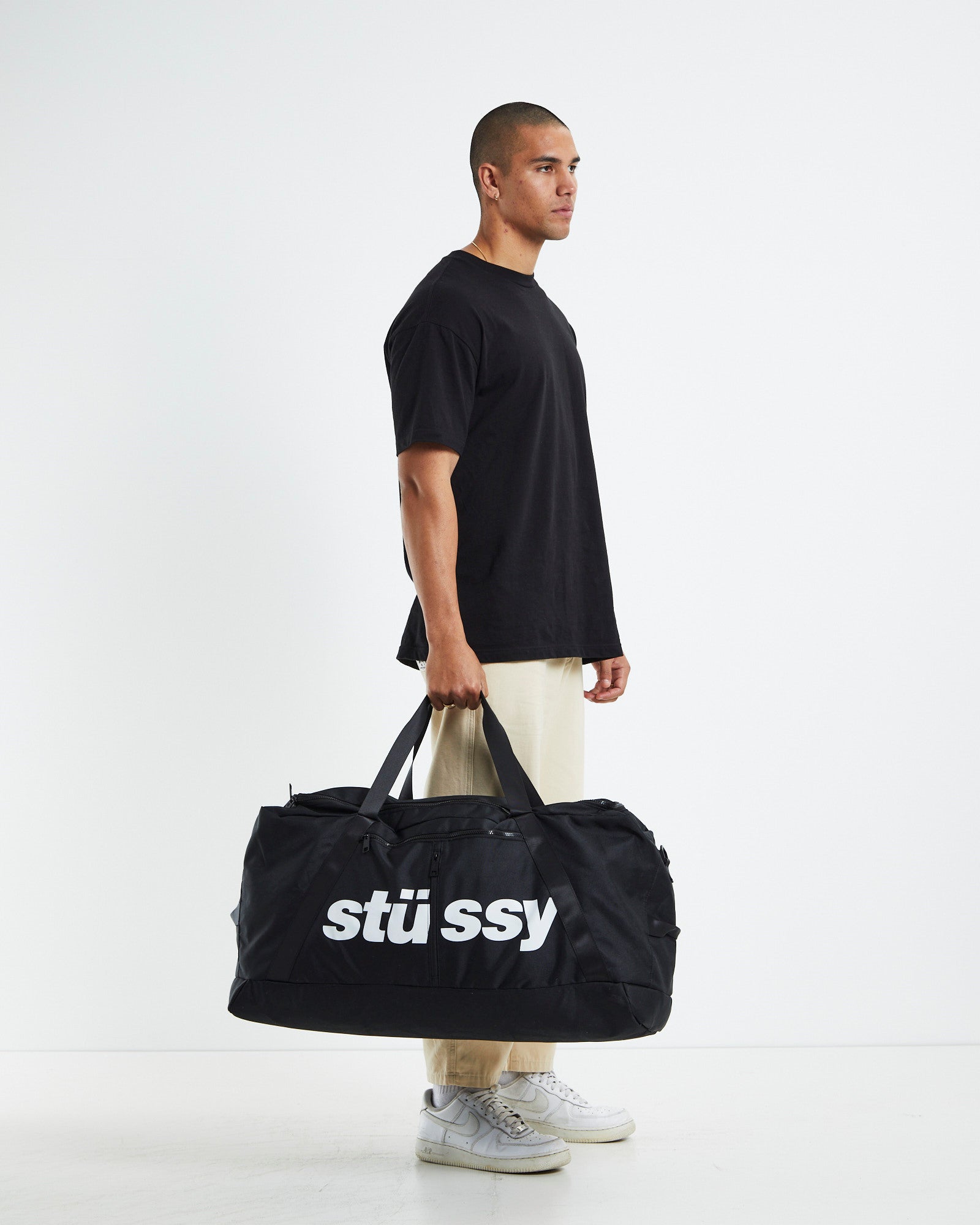 Italic Duffle Bag BLACK