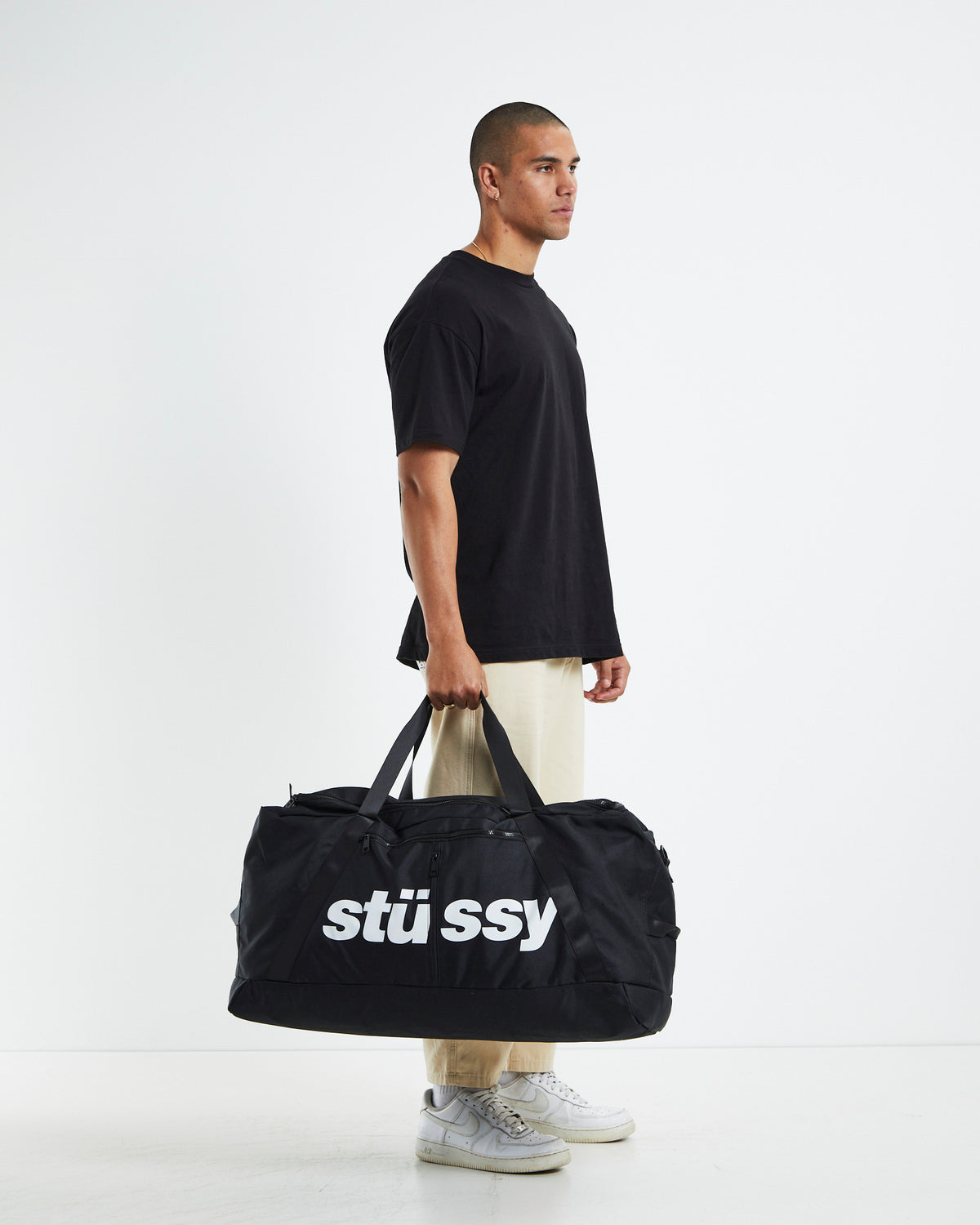 Italic Duffle Bag BLACK