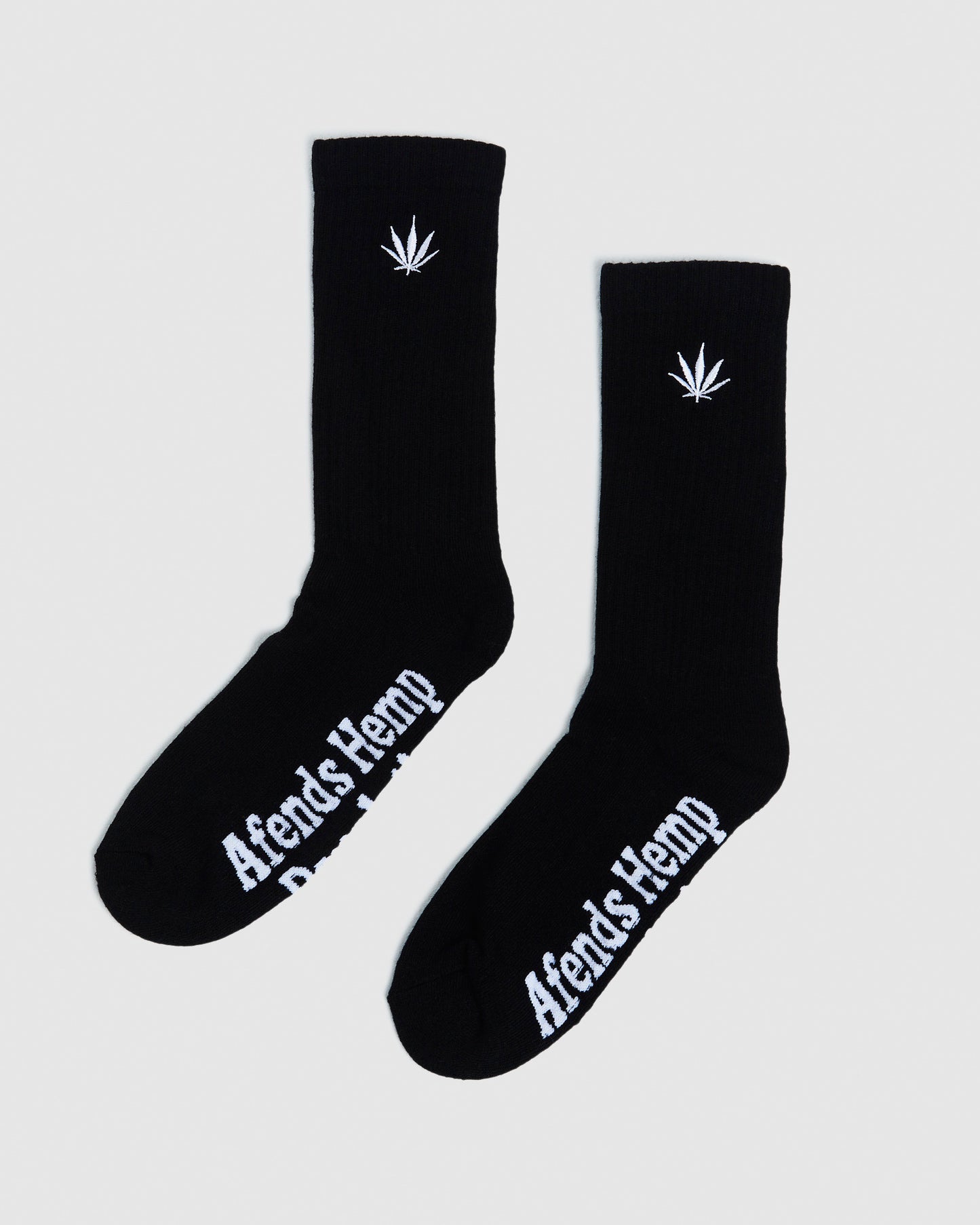 Happy Hemp Socks Black
