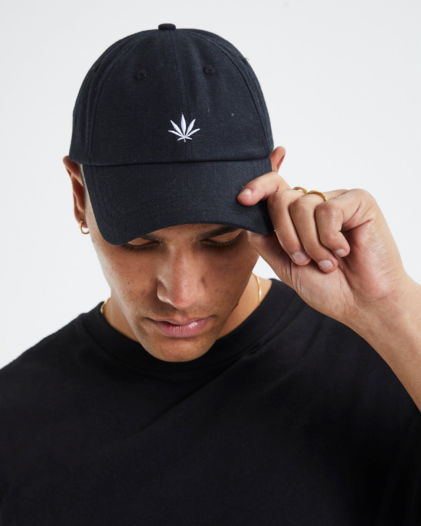 Hemp Six Panel Cap Black test