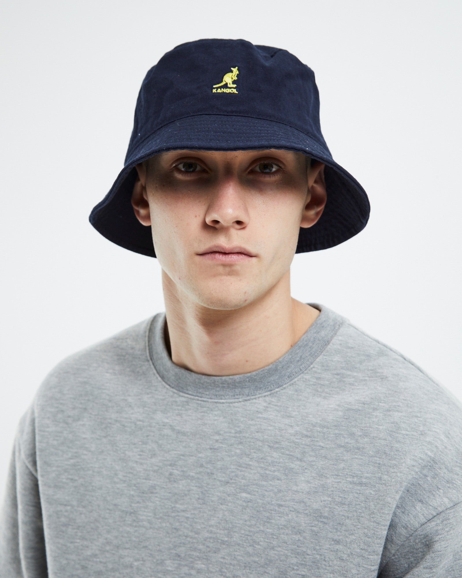 Washed Bucket Hat Navy NAVY