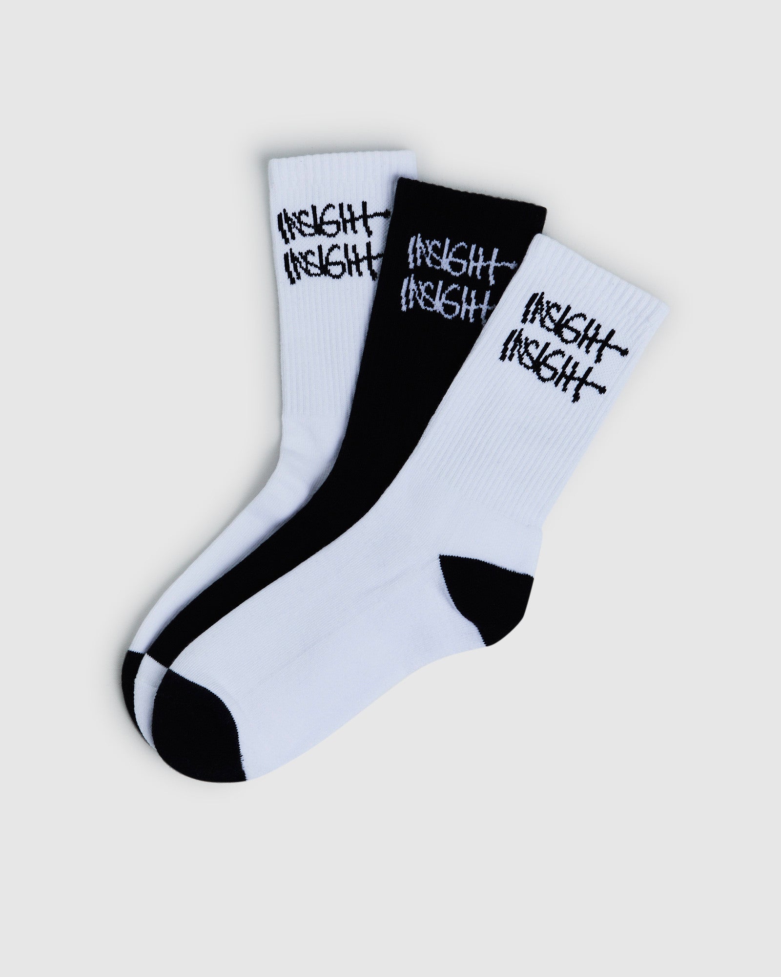 Logo Socks 3pk ASSORTED