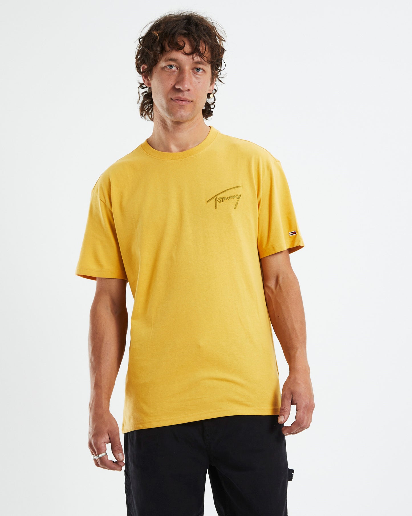 TJM Tommy Signature T-Shirt Tuscan Yellow