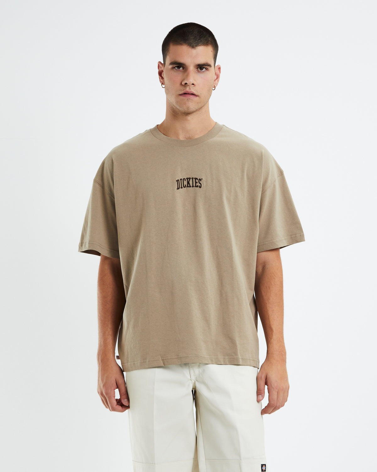 330 Mini Embroidery T-Shirt Khaki KHAKI