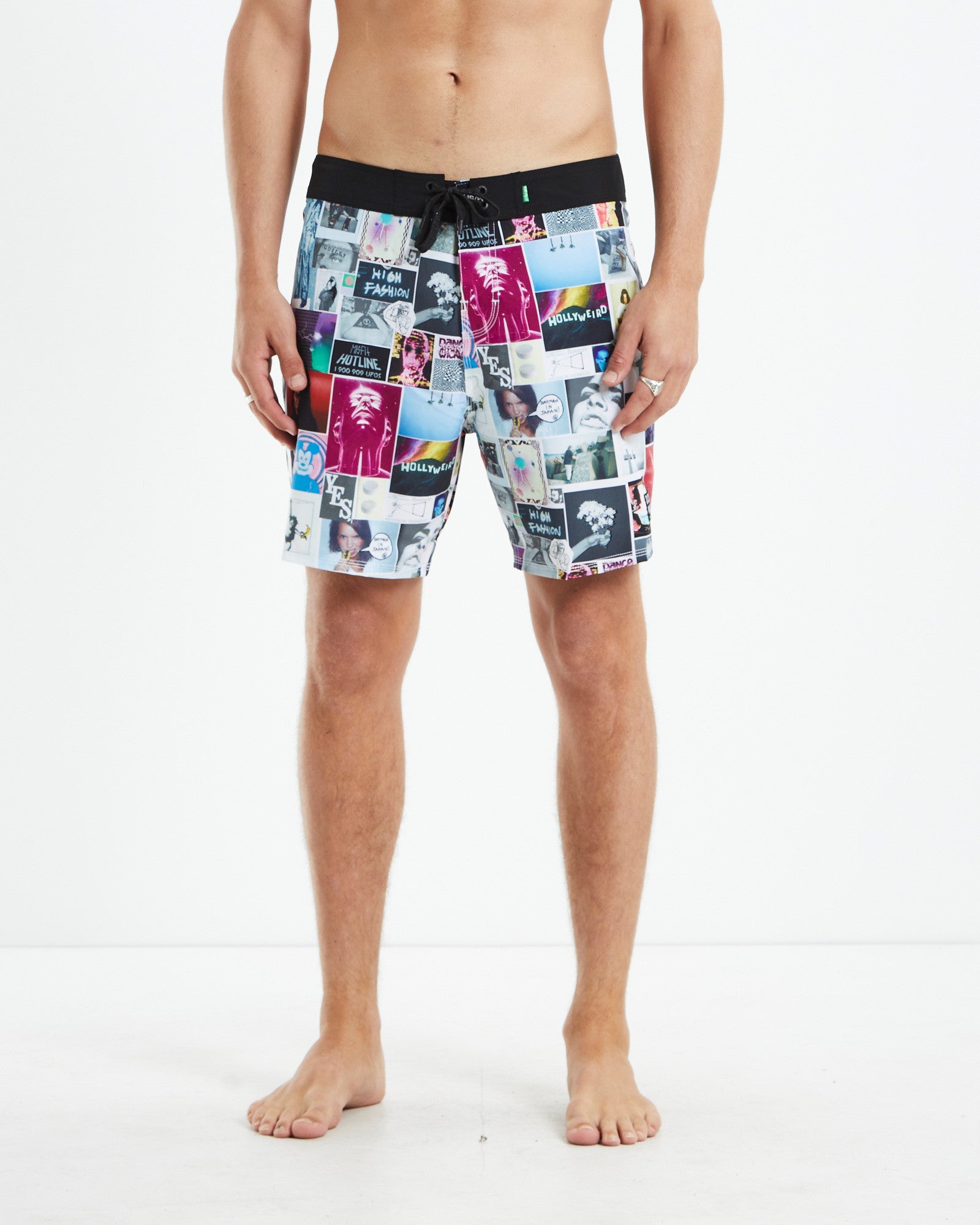 Dope Machine Boardshorts Swap to Photomulti Assorted BLACK