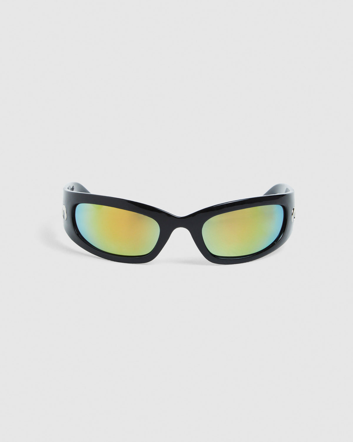 Tatum Wrap Around Sunnies Black BLACK