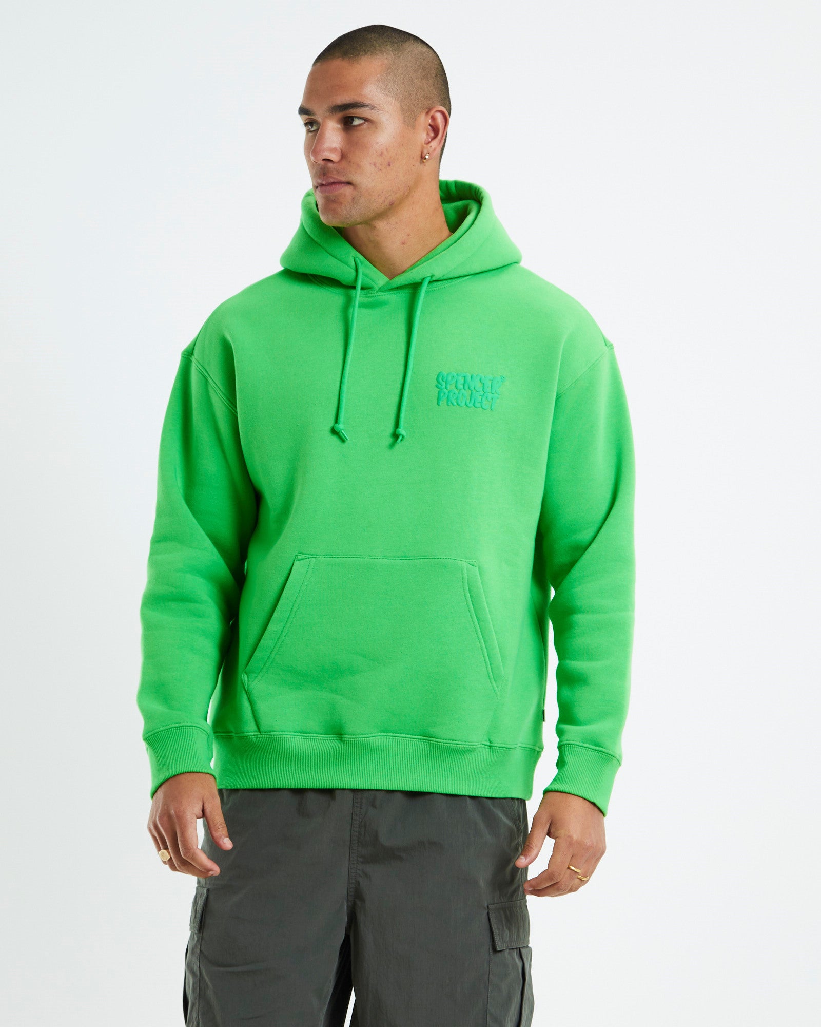 Puffy Hoodie Spruce Green GREEN