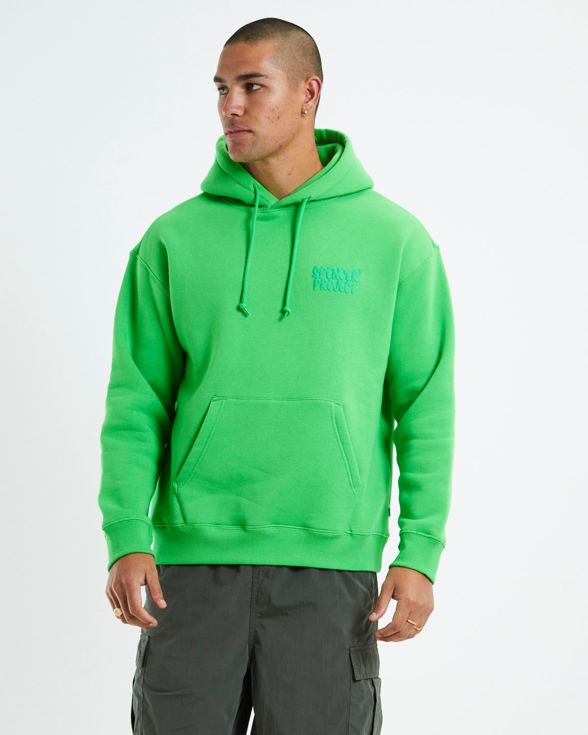 Puffy Hoodie Spruce Green GREEN