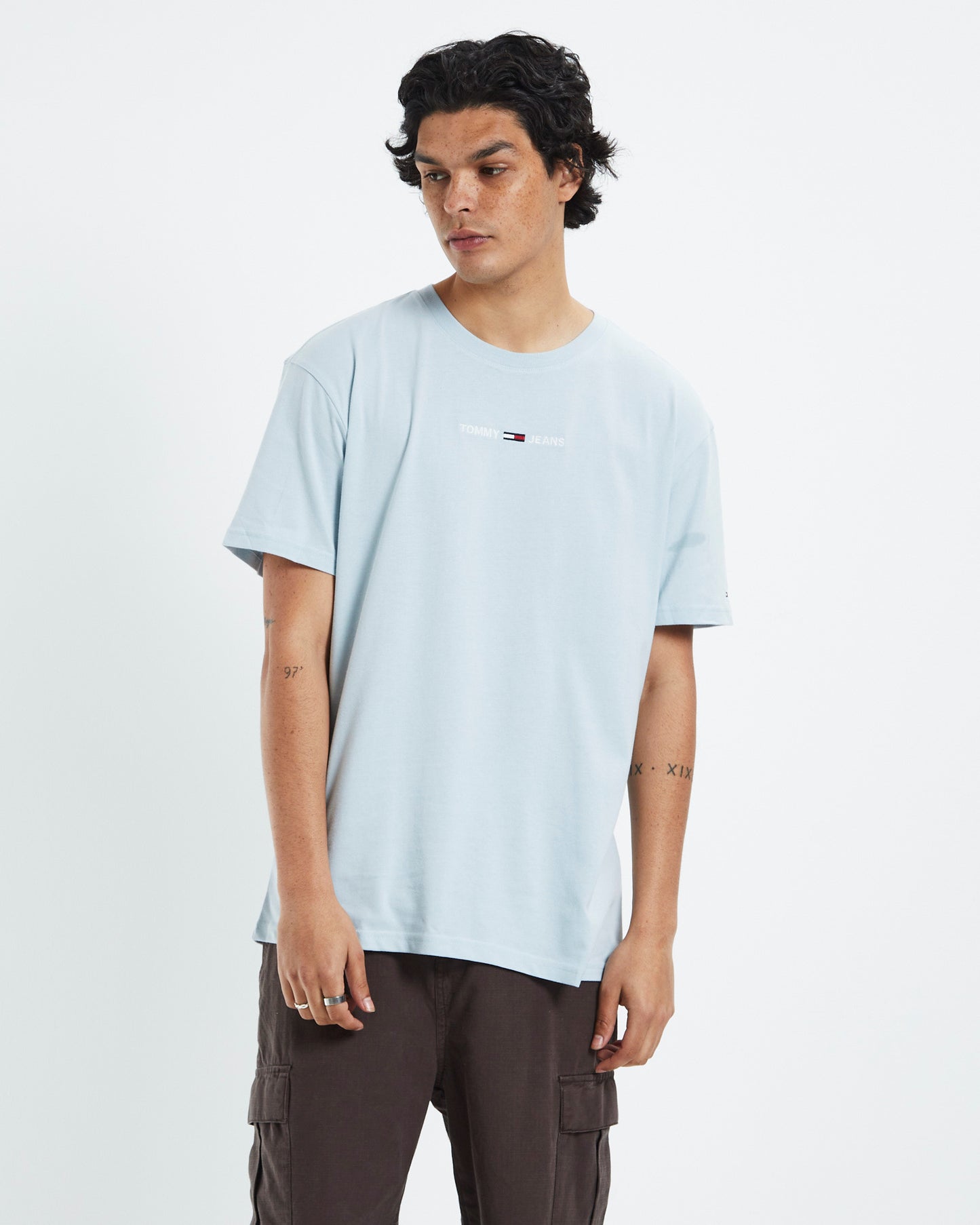 TJM Small Text T-Shirt Oasis Blue