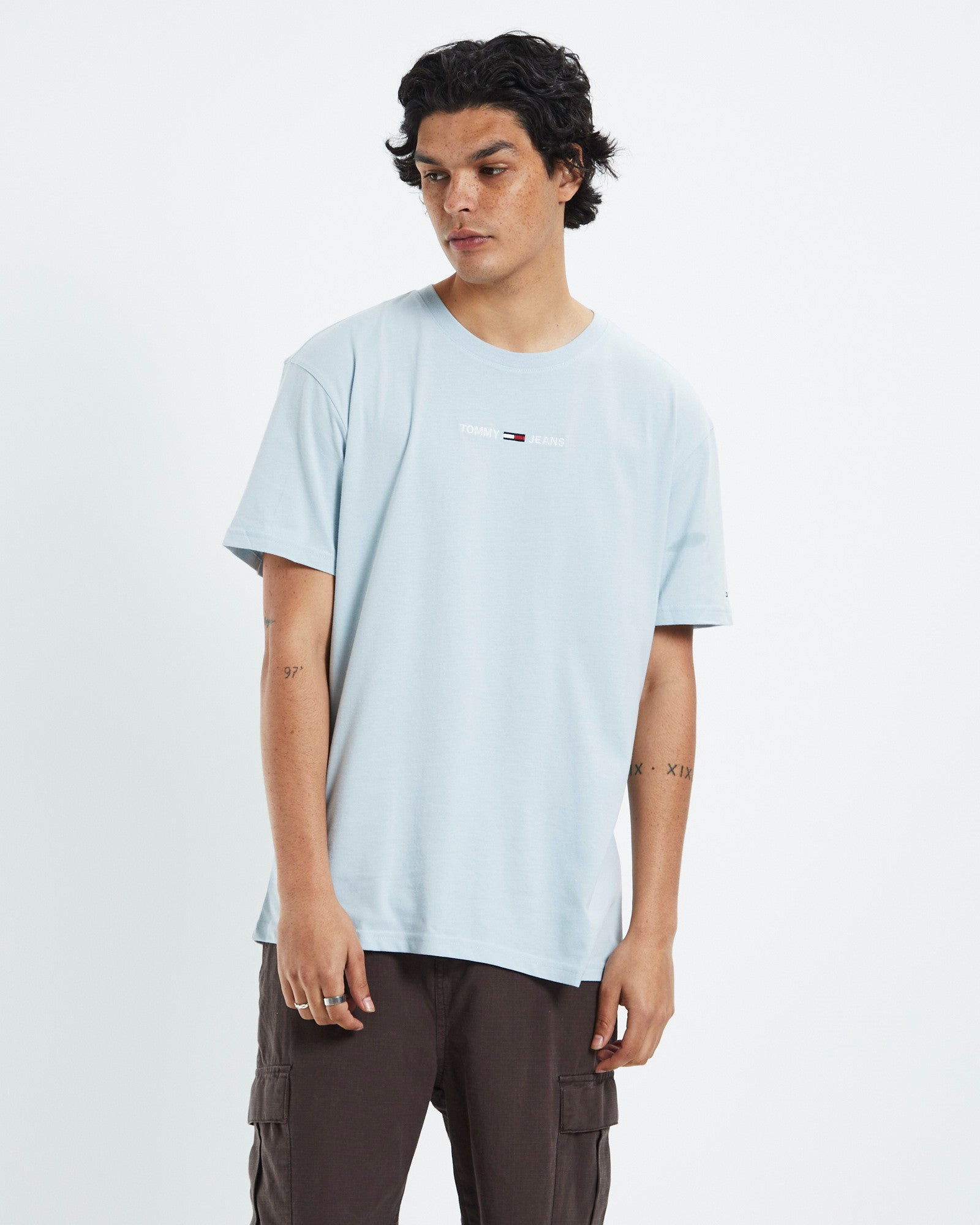 TJM Small Text T-Shirt Oasis Blue BLUE