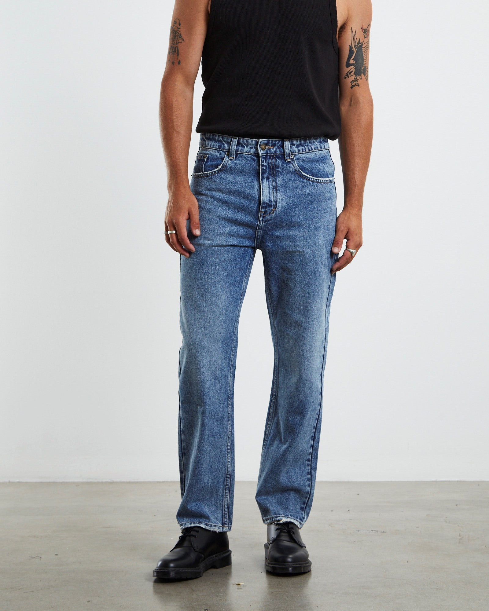 Colt Straight Jeans Wasted Blue
