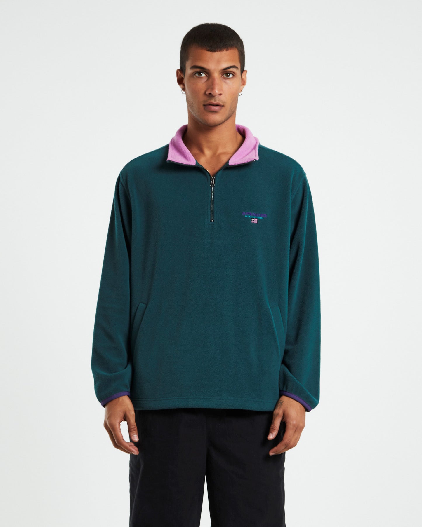 International Polar Fleece Jumper Pine Green