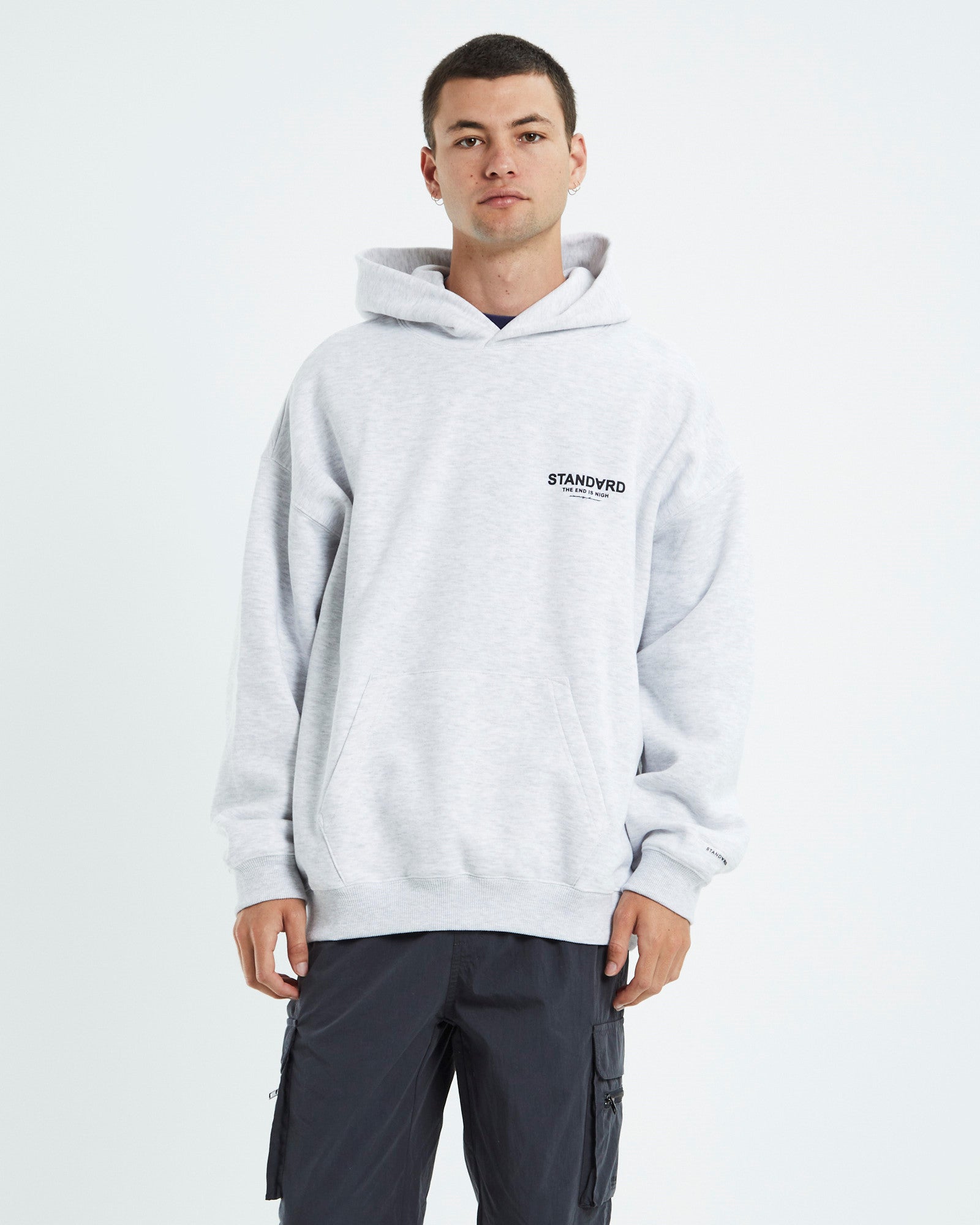 Nigh Hoodie Grey Marle GREY