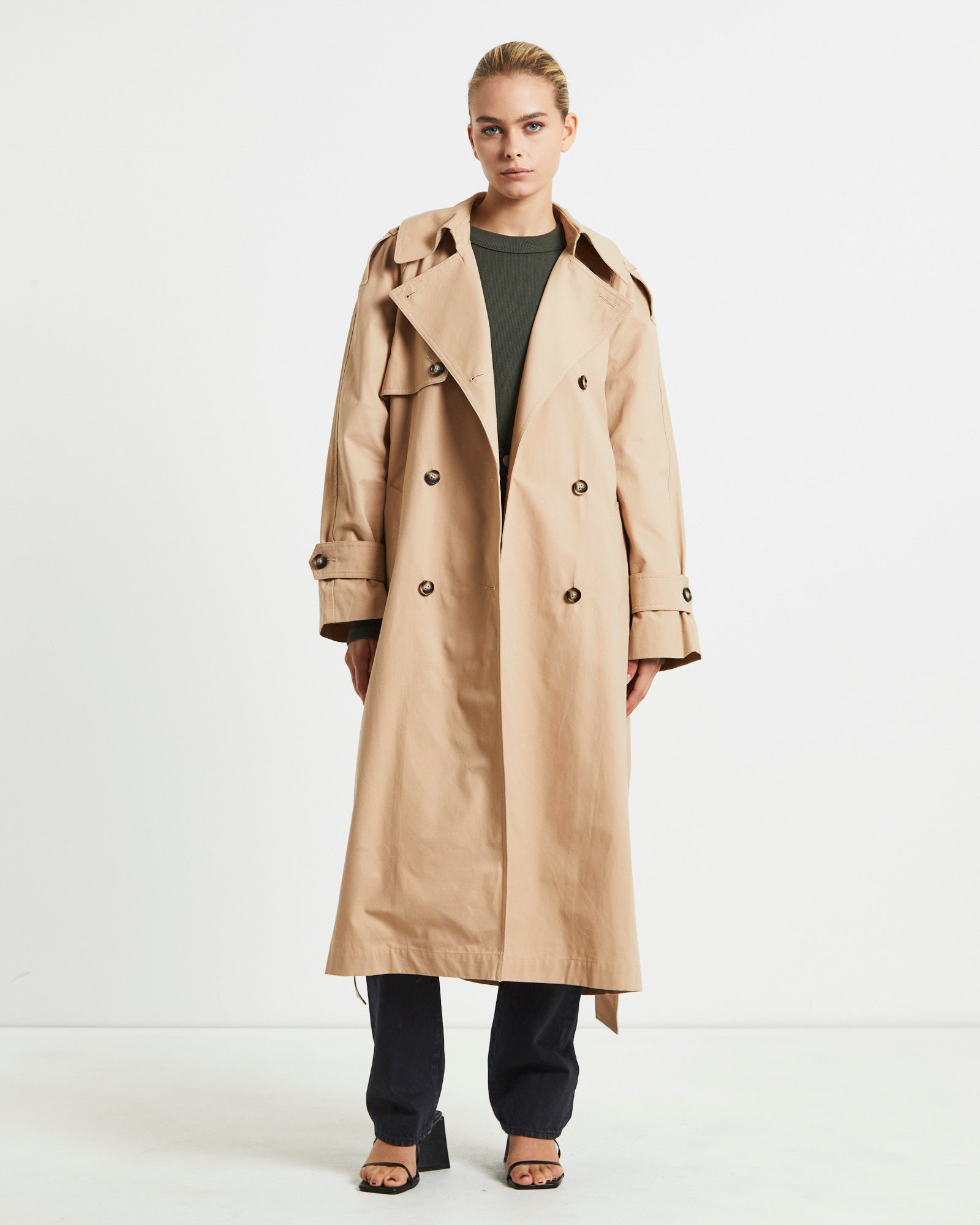 Tokyo Trench Coat Biscuit Beige NATURAL
